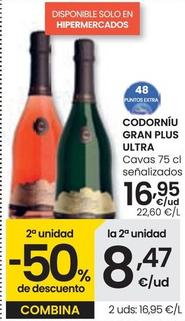 Oferta de Codorniu - Gran Plus Ultra Cavas por 16,95€ en Eroski