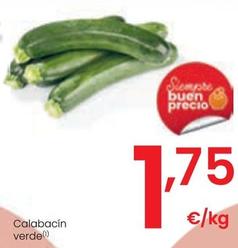 Oferta de Calabacin Verde por 1,75€ en Eroski