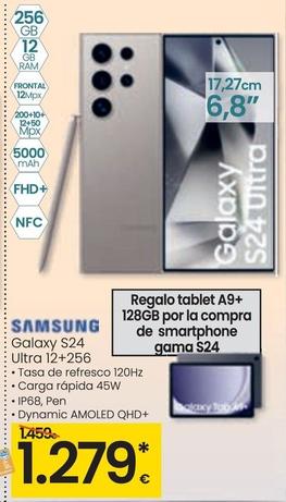 Oferta de Samsung - Galaxy S24 Ultra 12+256 por 1279€ en Eroski