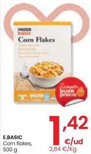 Oferta de Eroski - Basic Corn Flakes por 1,42€ en Eroski