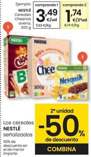 Oferta de Nestlé - Cereales Cheerios Avena por 3,49€ en Eroski