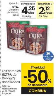 Oferta de Kellogg's - Extra Cereales Chocolate por 4,25€ en Eroski