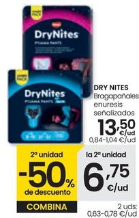Oferta de Drynites - Bragapanales Enuresis por 13,5€ en Eroski