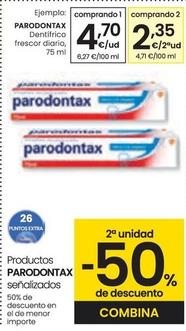 Oferta de Parodontax - Dentifrico Frescor Dilario por 4,7€ en Eroski