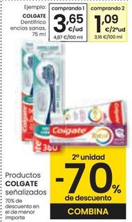 Oferta de Colgate - Dentifricio Encias Sanas por 3,65€ en Eroski