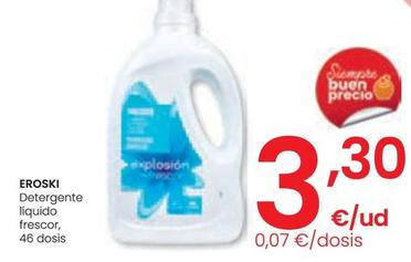 Oferta de Eroski - Detergente Líquido Frescor por 3,3€ en Eroski