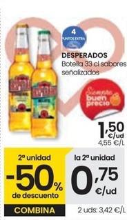 Oferta de Desperados - Botella por 1,5€ en Eroski