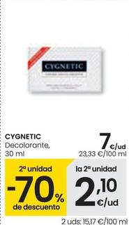 Oferta de Cygnetic - Decolorante por 7€ en Eroski