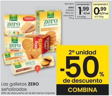 Oferta de Gullón - Zero Galleta Fibra Sin Azúcares por 1,99€ en Eroski
