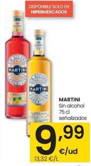 Oferta de Martini - Sin Alcohol por 9,99€ en Eroski