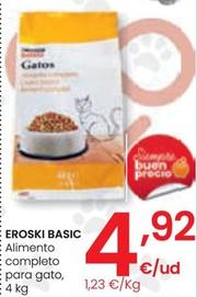 Oferta de Eroski Basic - Alimento Completo Para Gato por 4,92€ en Eroski