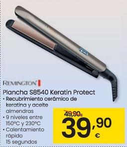 Oferta de Remington - Plancha S8540 Keratin Protect por 39,9€ en Eroski