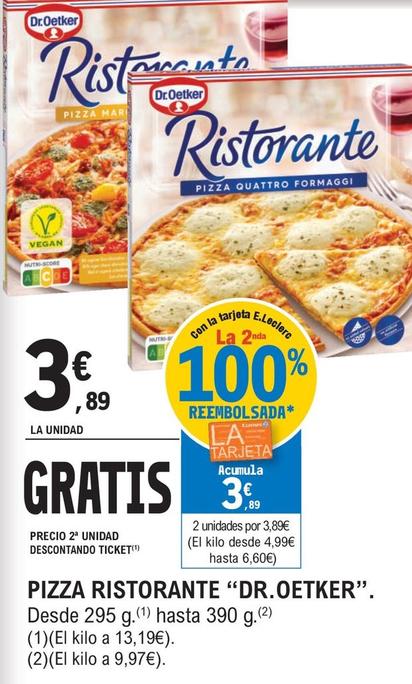 Oferta de Dr Oetker - Pizza Ristorante por 3,89€ en E.Leclerc
