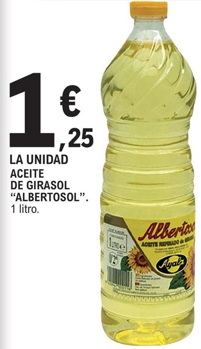 Oferta de Ayala - Aceite De Girasol "Albertosol" por 1,25€ en E.Leclerc