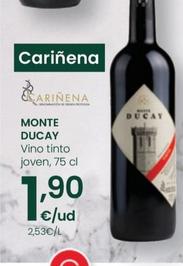 Oferta de Monte Ducay - Vino Tinto Joven por 1,9€ en Eroski