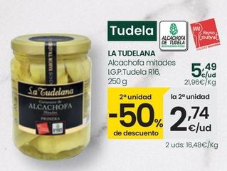Oferta de La Tudelana - Alcachofa Mitades I.G.P. Tudela R16 por 5,49€ en Eroski