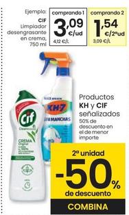 Oferta de Cif - Limpiador Desengrasante Sin Crema por 3,09€ en Eroski