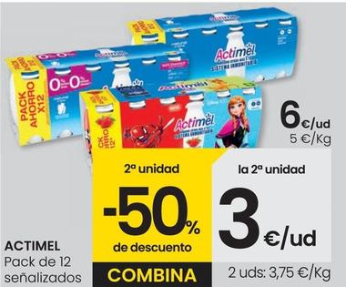 Oferta de Danone - Pack De 12 Senalizados por 6€ en Eroski
