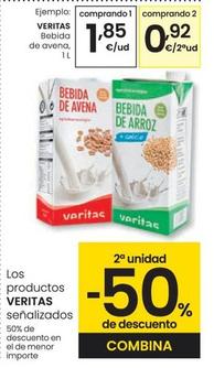 Oferta de Veritas - Bebida De Avena por 1,85€ en Eroski