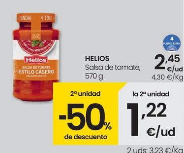Oferta de Helios - Salsa De Tomate por 2,45€ en Eroski