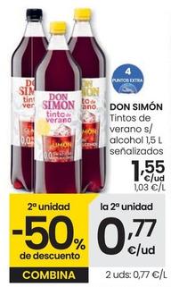 Oferta de Don Simón - Tintos De Verano S/Alcohol por 1,55€ en Eroski