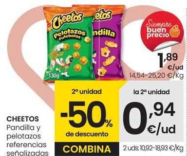 Oferta de Cheetos - Pandilla Y Pelotazos  por 1,89€ en Eroski