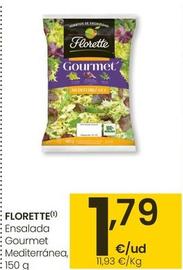 Oferta de Florette - Ensalada Gourmet Mediterranea por 1,79€ en Eroski
