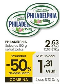 Oferta de Philadelphia - Sabores por 2,63€ en Eroski