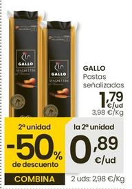 Oferta de Gallo - Pastas por 1,79€ en Eroski