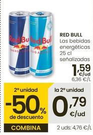 Oferta de Red Bull - Las Bebidas Energeticas por 1,59€ en Eroski