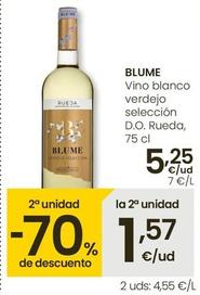 Oferta de Blume - Vino Blanco Verdejo Seleccion D.o. Rueda por 5,25€ en Eroski