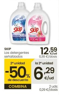 Oferta de Skip - Los Detergentes Senalizados por 12,59€ en Eroski
