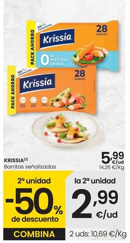 Oferta de Krissia - Barritas por 5,99€ en Eroski