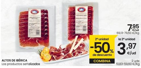 Oferta de Altos De Ibérica - Los Productos Señalizados por 7,95€ en Eroski