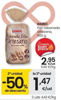 Oferta de Bimbo - Pan Rebanado por 2,95€ en Eroski