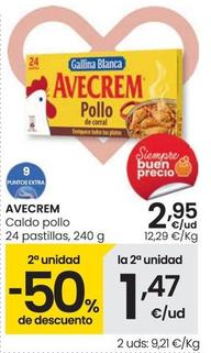Oferta de Avecrem - Caldo Pollo 24 Pastillas por 2,95€ en Eroski