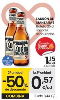 Oferta de Ladrón De Manzanas - Botella por 1,15€ en Eroski