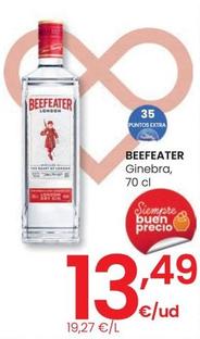 Oferta de Beefeater - Ginebra por 13,49€ en Eroski
