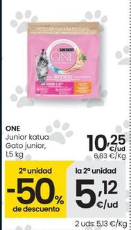 Oferta de One - Junior Katua Gato Junior por 10,25€ en Eroski