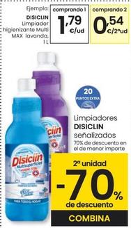 Oferta de Disiclin - Limpiador Higienizante Multi Max Lavanda por 1,79€ en Eroski