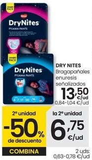 Oferta de Drynites - Brogapanales Enuresis Senalizados por 13,5€ en Eroski