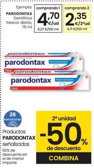 Oferta de Parodontax - Dentifrico Frescor Diario por 4,7€ en Eroski