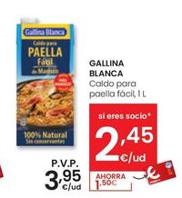 Oferta de Gallina Blanca - Caldo Para Paella Facil por 3,95€ en Eroski