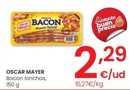 Oferta de Oscar Mayer - Bacon Lonchas por 2,29€ en Eroski