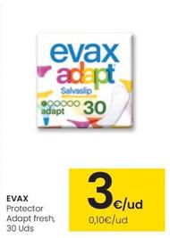 Oferta de Evax - Protector Adapt Fresh por 3€ en Eroski