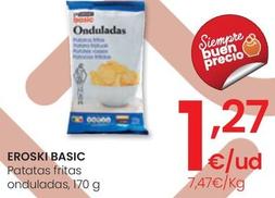 Oferta de Eroski - Basic Patatas Fritas Onduladas por 1,27€ en Eroski