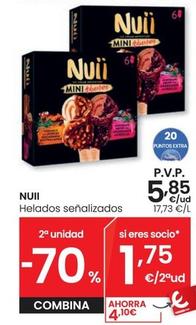 Oferta de Nuii - Helados Senalizados por 5,85€ en Eroski