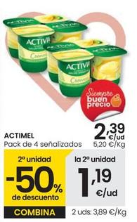 Oferta de Activia - Actimel por 2,39€ en Eroski