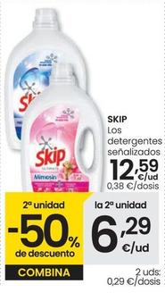 Oferta de Skip - Los Detergentes por 12,59€ en Eroski