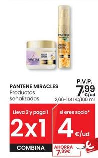 Oferta de Pantene - Miracles Productos Senalizados por 7,99€ en Eroski